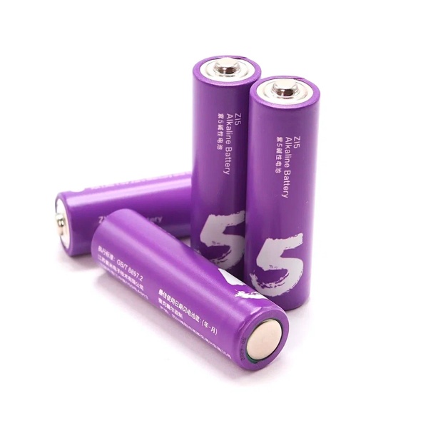 Батарейки алкалиновые ZMI Rainbow Zi5, AA, 4 шт., фиолетовые